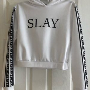Crop top hoodie